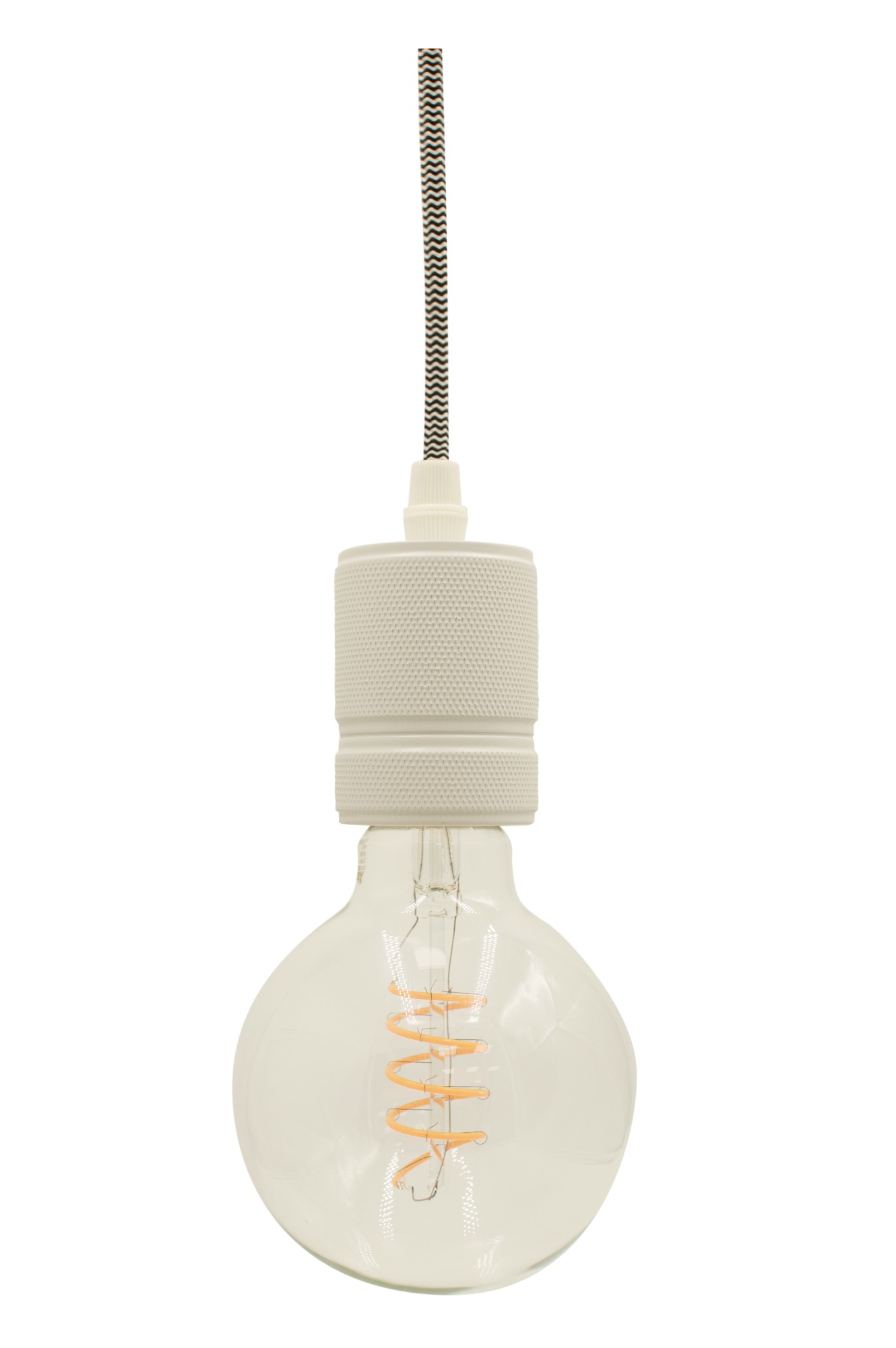 PENDEL METAL BLANCO LISO BLANCO/NEGRO ENERGEEKS EG-PENDEL007