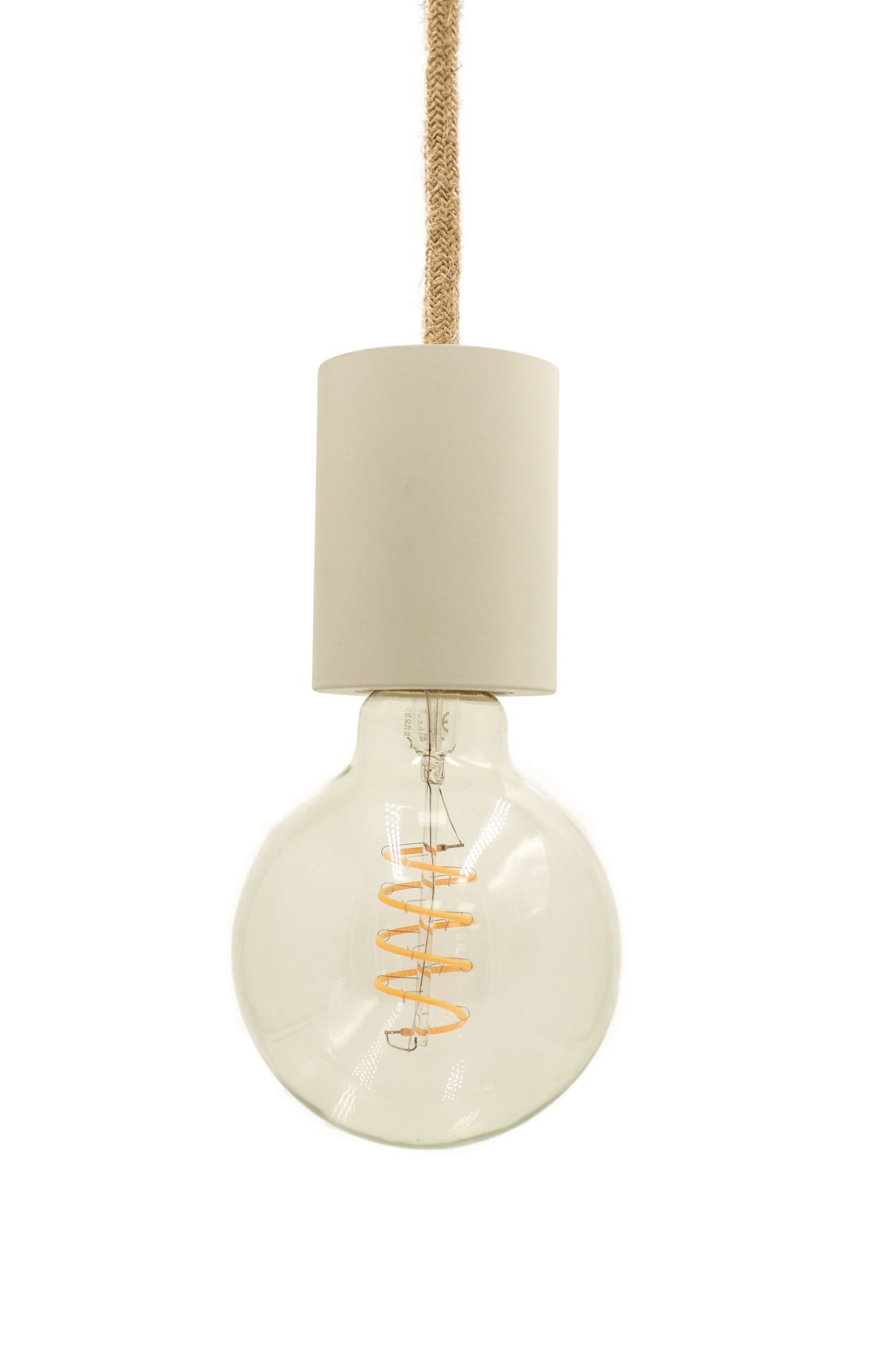 PENDEL METAL BLANCO LISO CUERDA ENERGEEKS EG-PENDEL008