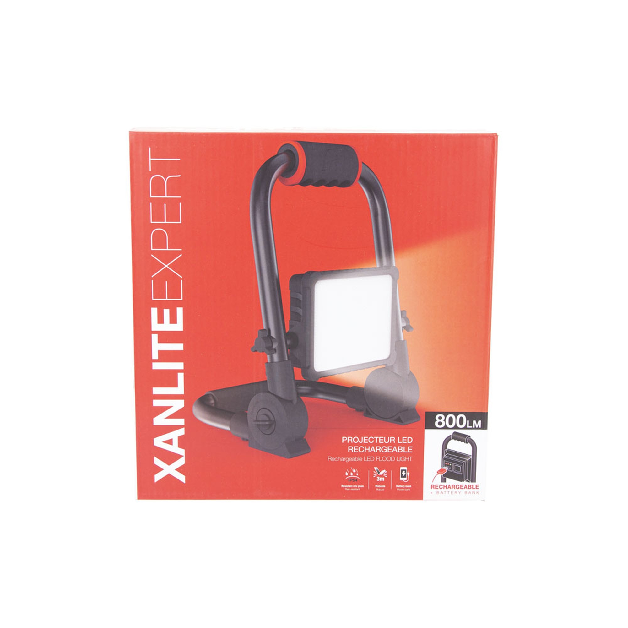 PROYECTOR LED EXTERIOR RECARGABLE 10W XANLITE EG-PR10WR