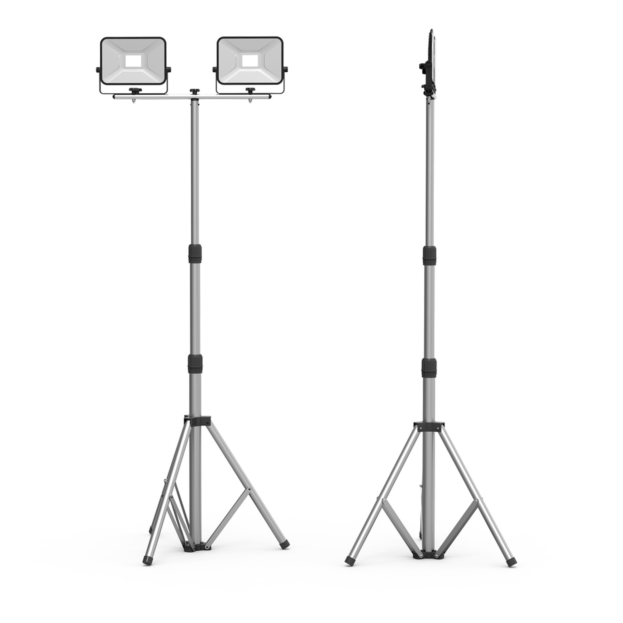 PROYECTOR TRIPODE 2 FOCOS 1400LM 40W IP44 6500K EG-PR20W2T