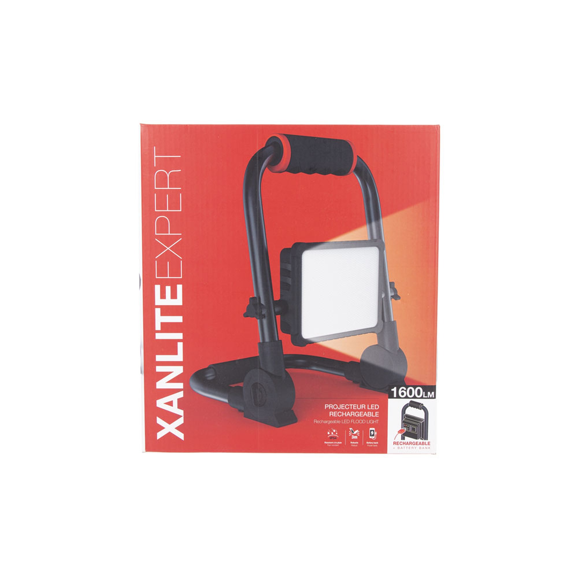 PROYECTOR LED EXTERIOR RECARGABLE 20W XANLITE EG-PR20WR