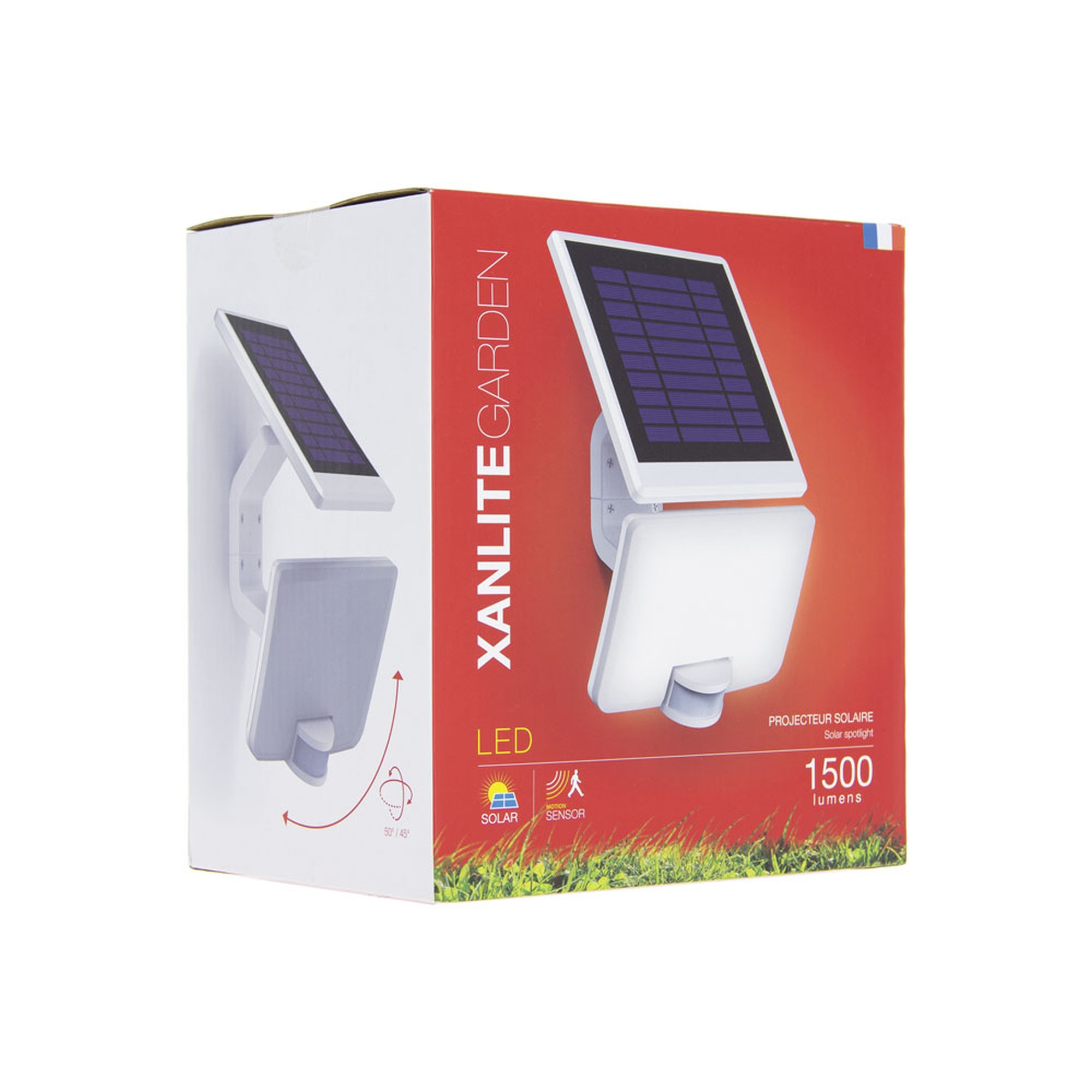 PROYEC EXT LED IP44 1000L SENSOR NEGRO XANLITE EG-PRS1500DB