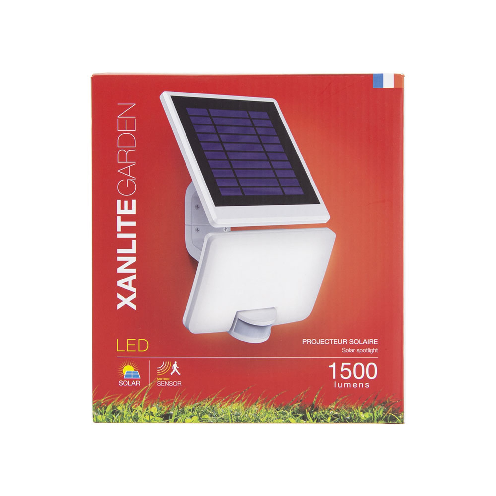 PROYEC EXT LED IP44 1000L SENSOR NEGRO XANLITE EG-PRS1500DB