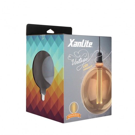 BOMBILLA LED DECORATIVA HOLOGRAM XANLITE RFDHGE200B200S