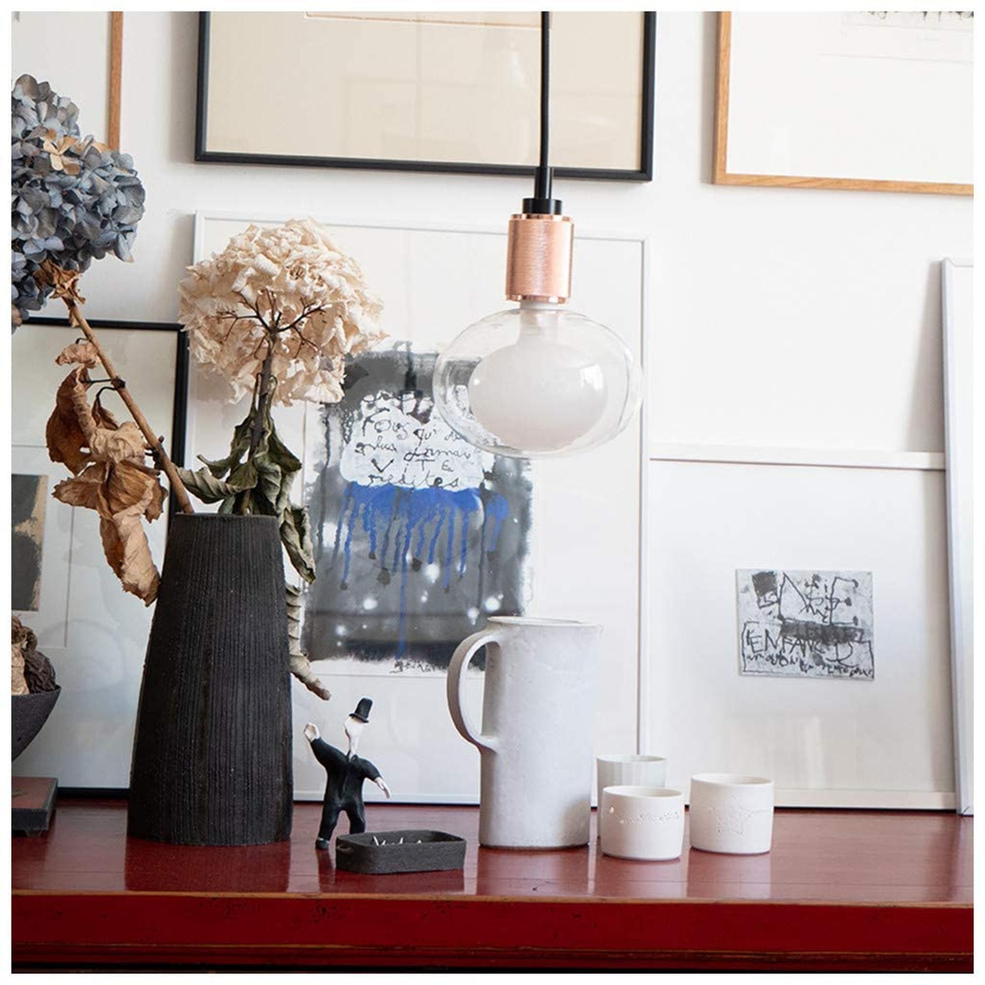 LAMPARA PENDEL VINTAGE ROSA XANLITE SDV03EP