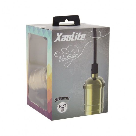 LÁMPARA PENDEL LATÓN XANLITE EG-SDVEL