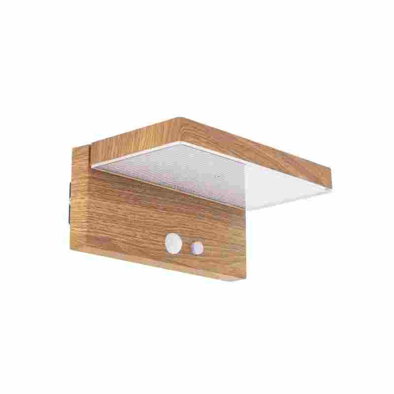 APLIQUE MURAL SOLAR EFECT MADERA 400LUMEN XANLITE EG-SO1911AW