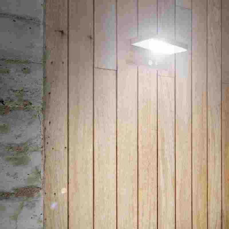 APLIQUE MURAL SOLAR EFECT MADERA 400LUMEN XANLITE EG-SO1911AW