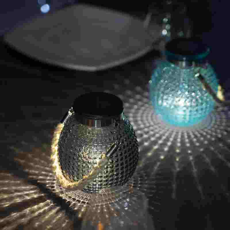 LÁMPARA DECO SOLAR BOLA BLANCO CALIDO XANLITE EG-SOLABVT