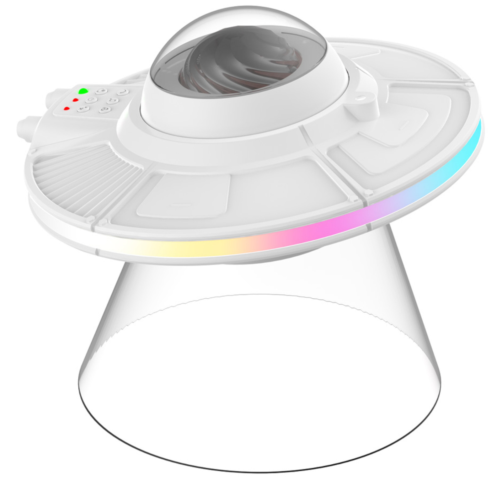 PROYECTOR OVNI LUZ DE NOCHE CON ALTAVOZ XANLITE EG-SPACELITE