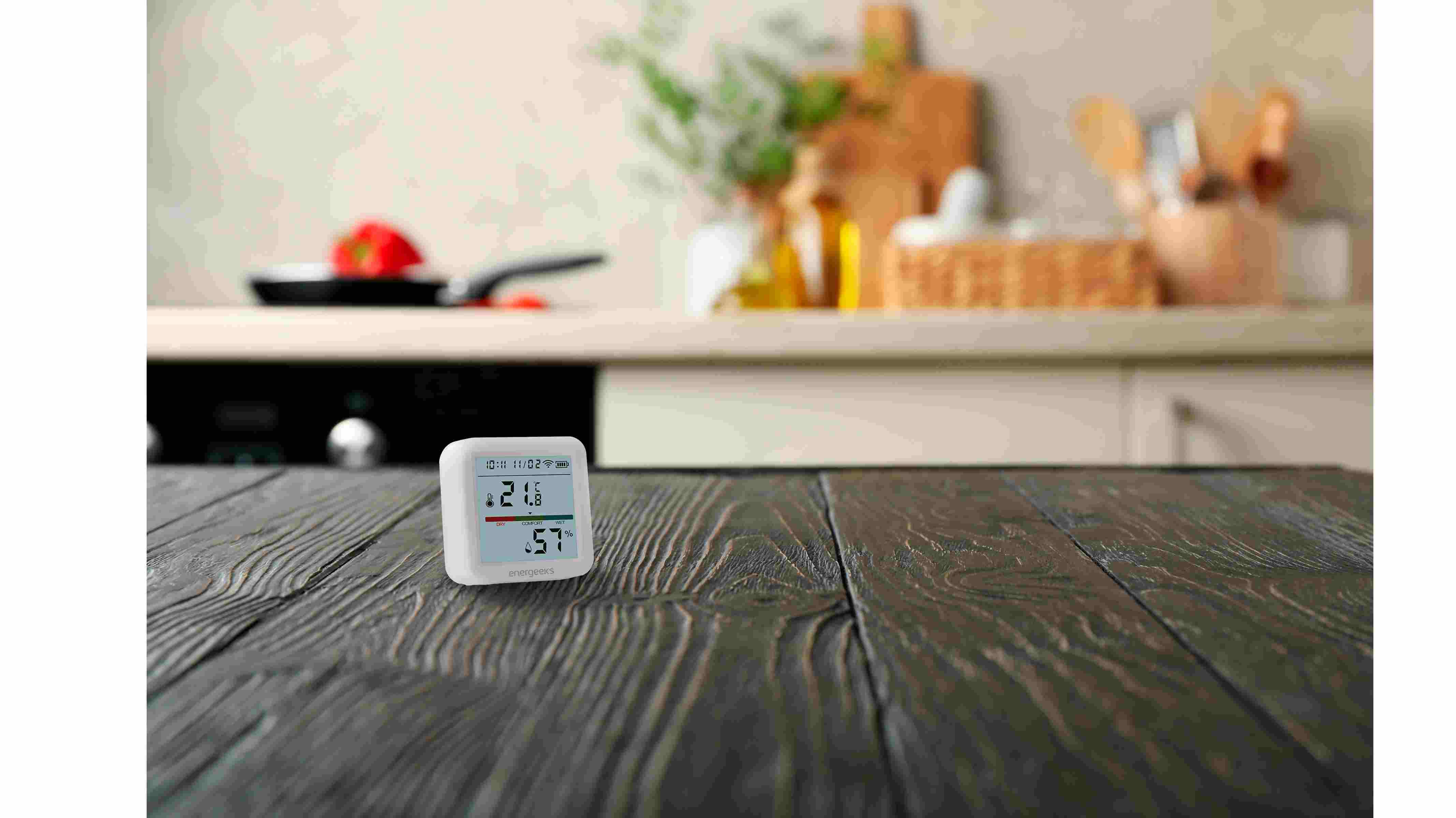 SENSOR DE TEMPERATURA Y HUMEDAD WIFI ENERGEEKS EG-STHW002