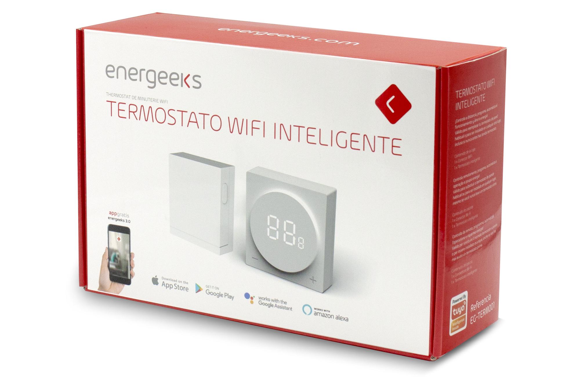 TERMOSTATO WIFI INTELIGENTE ENERGEEKS EG-TERM001