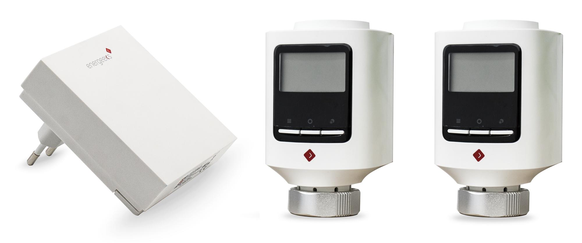 PACK CENTRAL WIFI+2 VÁLVULAS TERM. ENERGEEKS EG-VALVKIT001