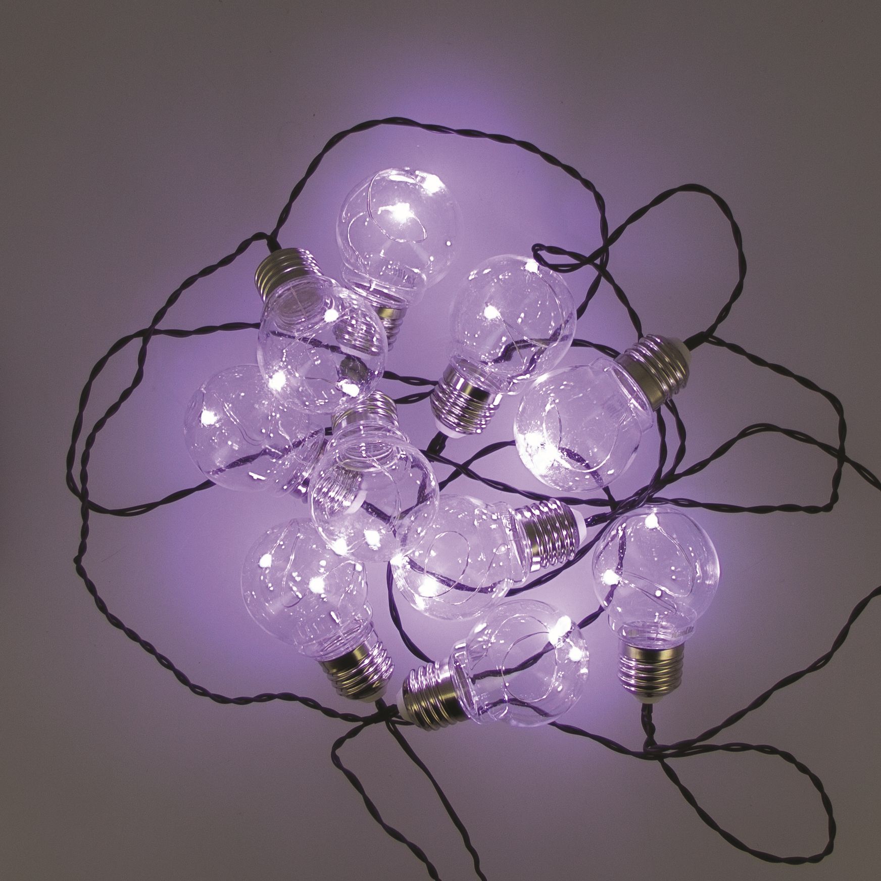 GUIRNALDA EXTERIOR 5M/5 BOMBILLAS LED XANLITE EG-GRL5PCWT