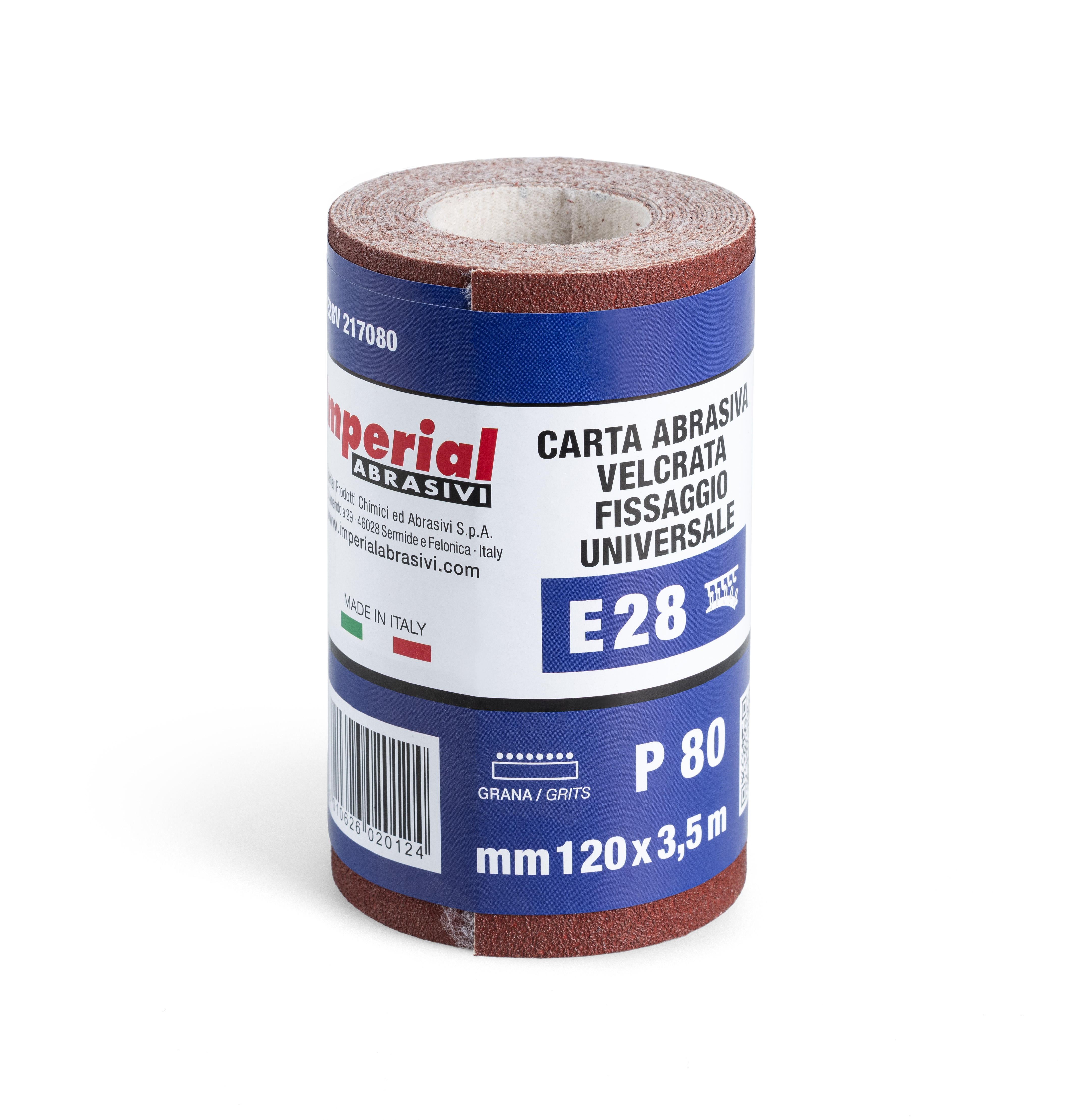 ROLLO 3.5M LIJA VELCRO E28V 120M GR80 IMPERIAL IM-E28V217080