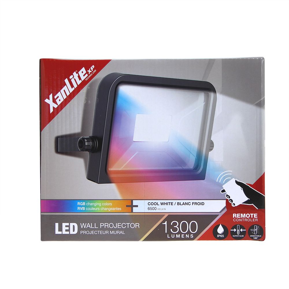 PROYECTOR LED EXTRAPLANO DE EXTERIOR XANLITE EG-PR20WMRVB