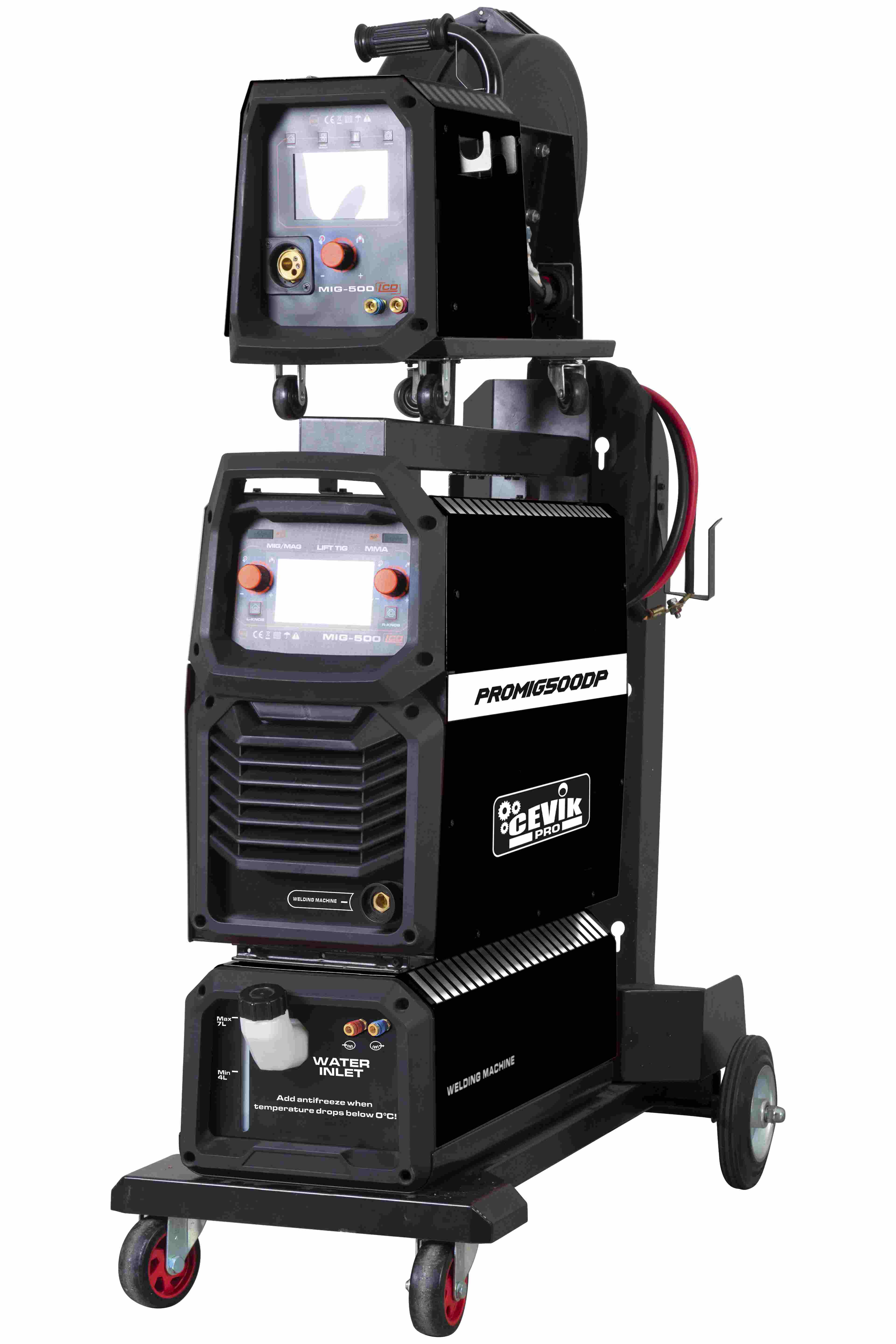 SOLDADURA MIG/TIG/MMA 500A 400V DOBLE PULSO CE-PROMIG500DP