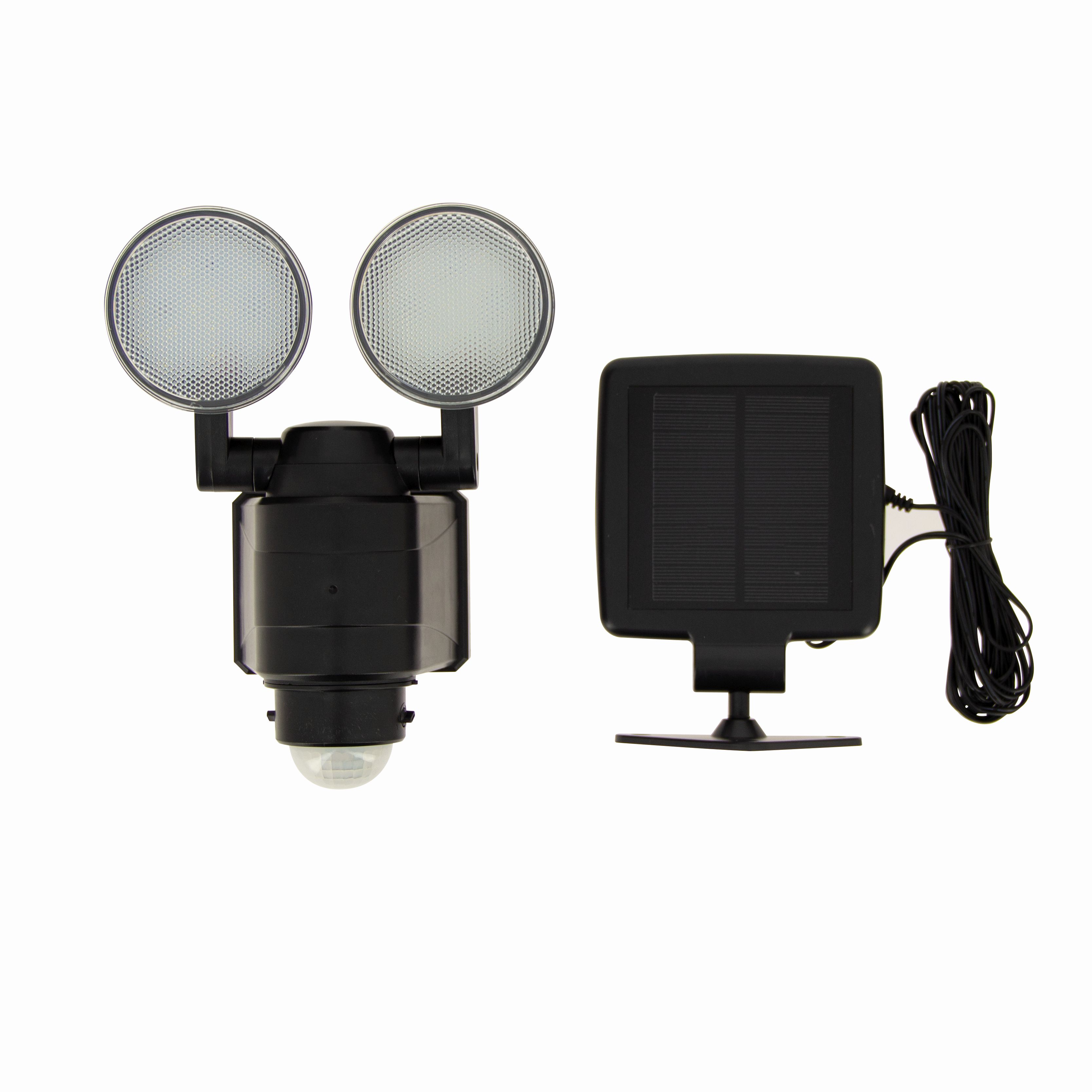 PROYECTOR SOLAR 2 FOCOS DE.MOV 700LM IP44 XANLITE EG-PRS700D