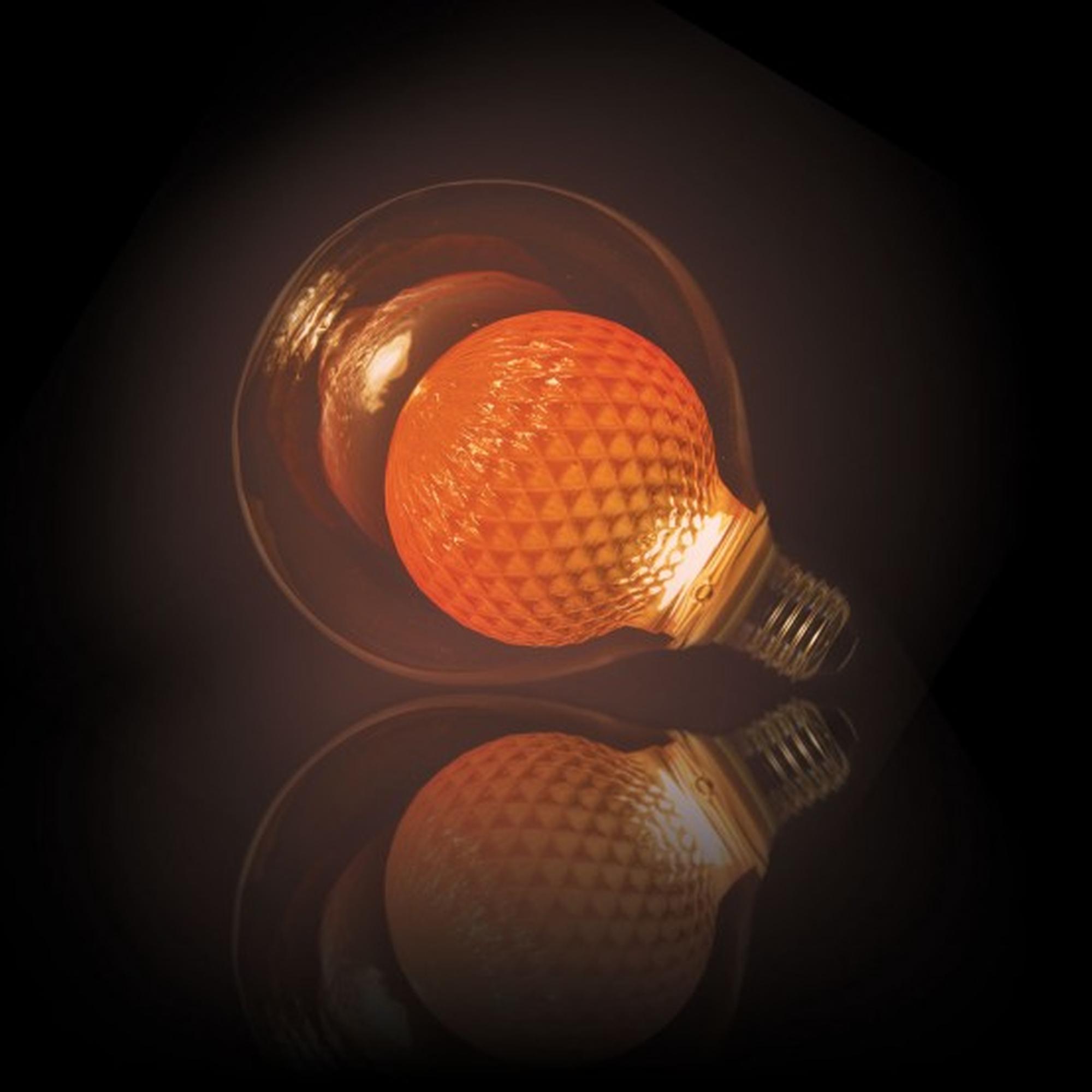 BOMBILLA DISENO DOBLE VIDRIO ROSA XANLITE RFDEB125DVPINK