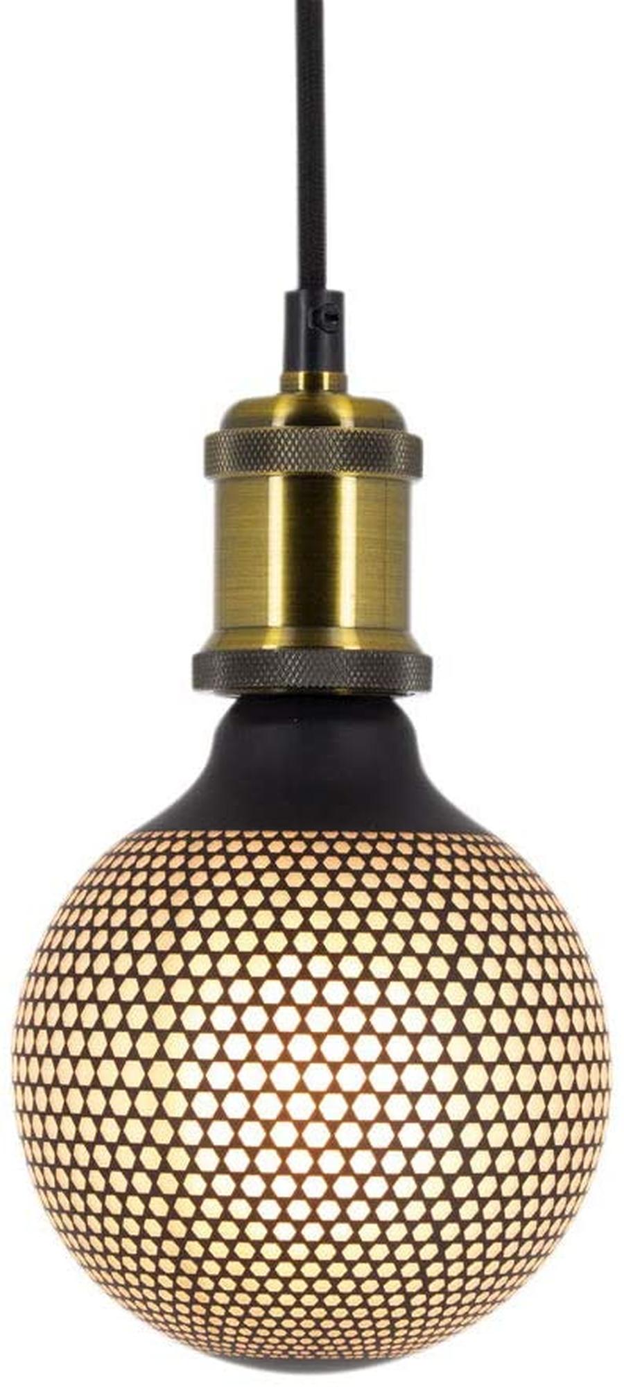 BOMBILLA DISENO PUNTOS NEGRA XANLITE RFDEB125GRAPHRO