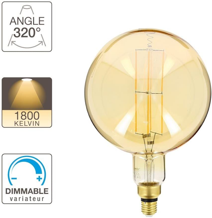BOMBILLA LED DECORATIVA AMBAR XANLITE RFDGE500B200AD