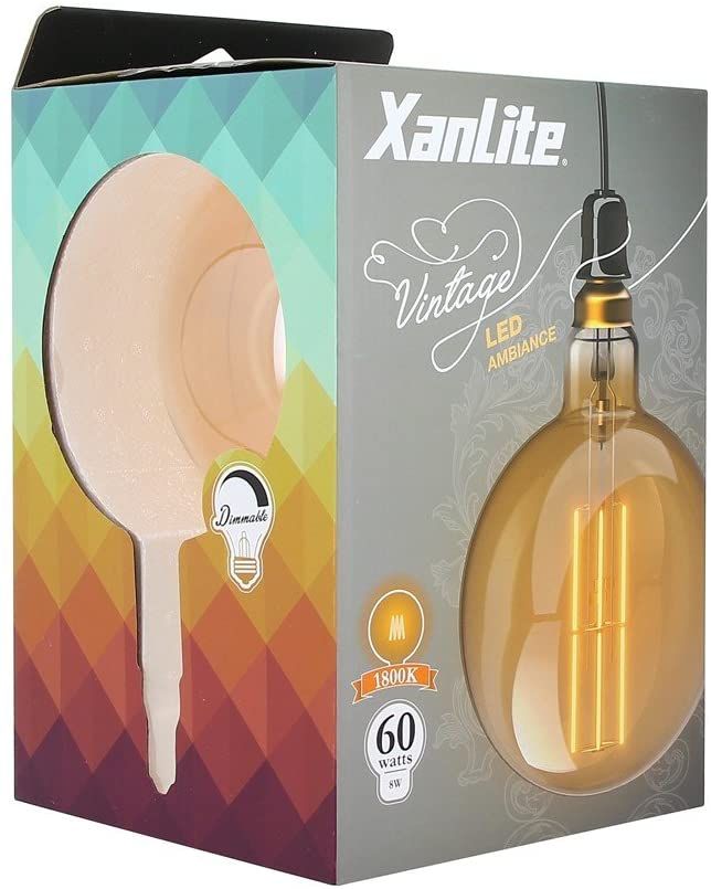 BOMBILLA LED DECORATIVA AMBAR XANLITE RFDGE500B200AD