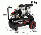 COMPRESOR SILENT 24L 1.5HP CEVIK PRO CA-PRO24SILENC