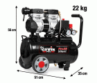 COMPRESOR SILENT 24L 1.5HP CEVIK PRO CA-PRO25SILENC