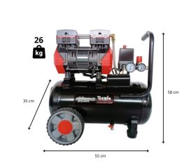 COMPRESOR SILENT 24L 2HP CEVIK PRO CA-PRO27XS