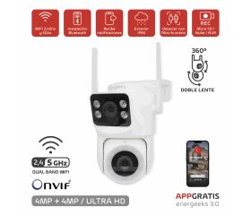 CÁMARA WIFI EXTERIOR DEFENDER DUO ENERGEEKS EG-CIPEXT010