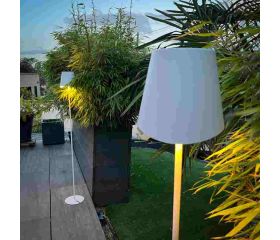 LÁMPARA SUELO BLANCA RECARGABLE 400LUMEN XANLITE EG-LAM130BD