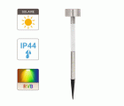 BALIZA SOLAR RGB+BLANCO METAL IP44 XANLITE EG-SOBAB1RVB