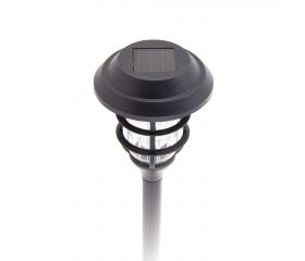BALIZA SOLAR LED NEGRA IP44 EFEC LLAMA XANLITE EG-SOBAFLAM