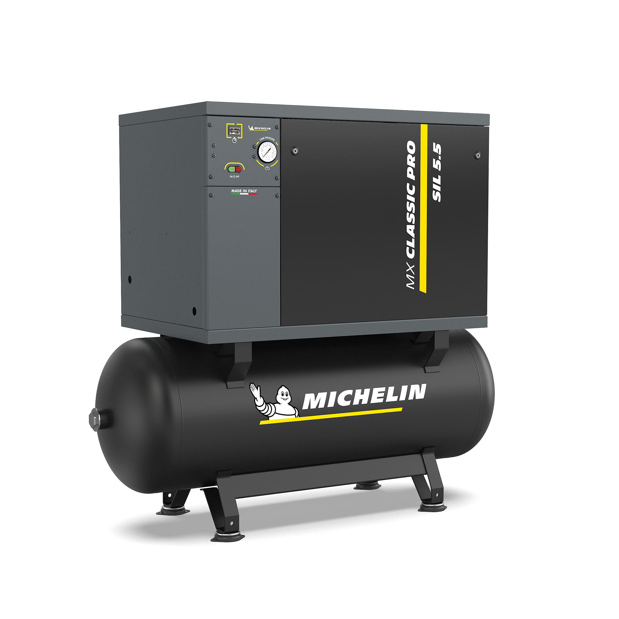 COMPRESOR SILENT CORREAS 270L 5.5HP MICHELIN CA-PULSAR5.5