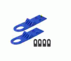 GANCHOS DOBLES LENGÜETAS PEGAMENTO 2 PZ TELWIN TE-804555