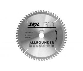 SKIL 2610395706 Hoja de sierra multiusos (Ø 184 mm, 60 dientes)