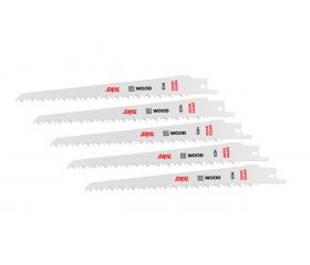 SKIL 2610397023 Juego de 5 hojas de sierra HCS para madera