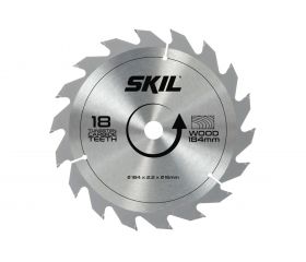 SKIL 2610S00273 Hoja de sierra de carburo (Ø 184 mm, 18 dientes)