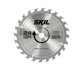 SKIL 2610S00274 Hoja de sierra de carburo (Ø 165 mm, 24 dientes)