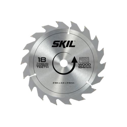 SKIL 2610S00273 Hoja de sierra de carburo (Ø 184 mm, 18 dientes)