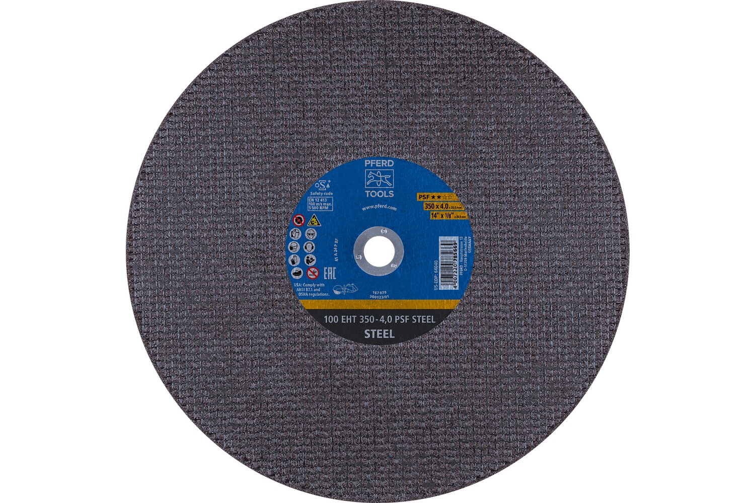 Disco de corte para tronzadora a gasolina PSF STEEL ★★☆☆