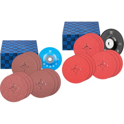 Juego de discos de fibra