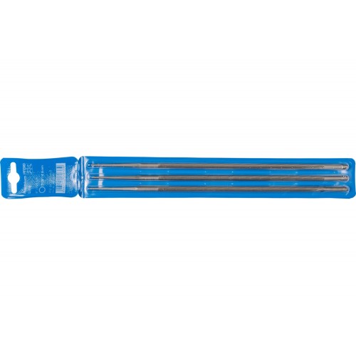 Lima de cadenas de motosierra redonda Ø 4,8x200 mm Premium Line en funda de plástico de 3 unidades