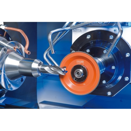 Disco de amolar de CBN, resina sintética, 12V9 PHT 100 mm B126 (medio), amolado seco y húmedo