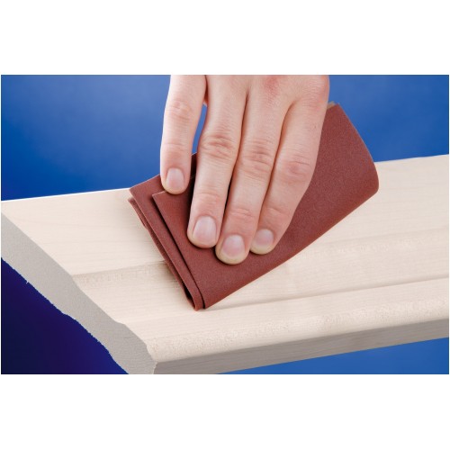 Pliegos de lija soporte de tela, corindón 230x280 mm BG BR A120 para acero en trabajos de gran exigencia