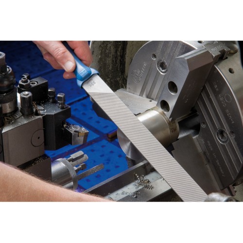 Lima para torno plana paralela 250 mm, corte 1 para mecanizado basto, desbaste