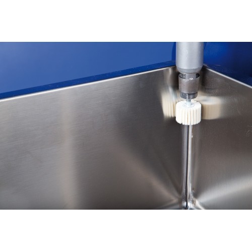 Abanicos de fieltro duro FLS Ø 40x20 mm, mango Ø 6 mm, para trabajos de pulido universales