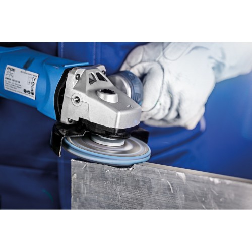 Disco de fresado de alto rendimiento ALUMASTER F Ø 115 mm para amoladoras angulares, mecanizado de aluminio, HICOAT