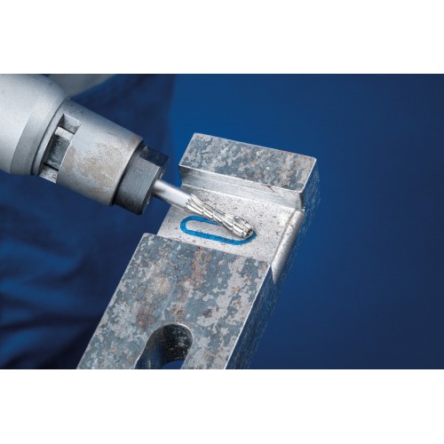 Fresa HSS forma especial Ø 06x20 mm, mango Ø 6 mm, Z 3 semifino universal, rompevirutas