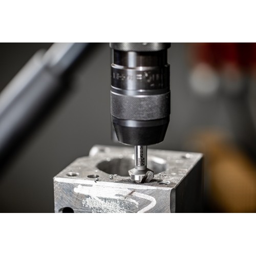Avellanador y avellanador cónico HSS UGT 90° Ø 10,4 mm, mango Ø 6 mm DIN 335 C con distribución irregular